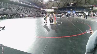 84 lbs Cons. Round 5 - Soren Blomgren, Vashon Island Junior Wrestling vs Aaron Alcala, Chelan G.O.A.T. Club