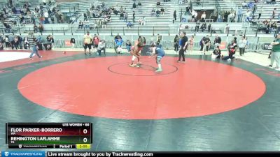 66 lbs Semifinal - Flor Parker-Borrero, WA vs Remington LaFlamme, TX