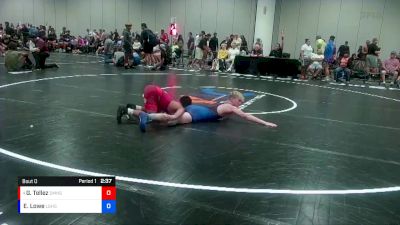 120 lbs Cons. Semi - Gabriel Tellez, Southwest Miami High School Wrestling vs Elijah Lowe, Lake Gibson High School Wrestling