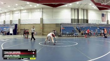 115 lbs Cons. Round 2 - Angelina Roller, Betterman Elite Wrestling vs Thaliyah Nimmers, Rock Island Wrestling Club