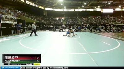 5A 98 lbs Quarterfinal - Rocco White, Coeur D Alene vs Mason Motley, Meridian