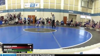 49 lbs Round 1 (4 Team) - Brandon Green, Brownsburg vs REID BAAS, Franklin Community