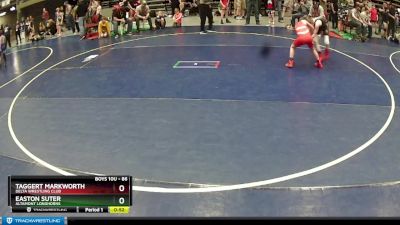 86 lbs Quarterfinal - Taggert Markworth, Delta Wrestling Club vs Easton Suter, Altamont Longhorns