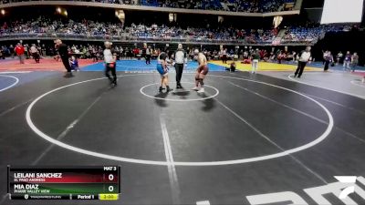 5A 235 lbs Quarterfinal - Mia Diaz, Pharr Valley View vs Leilani Sanchez, El Paso Andress