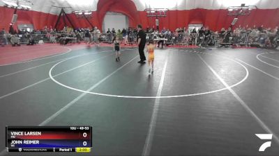 49-53 lbs Round 2 - Vince Larsen, MN vs John Reimer, WI