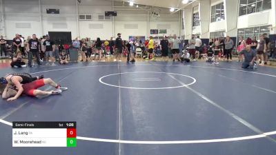 125-J lbs Semifinal - Jayden Lang, PA vs William Moorehead, NC