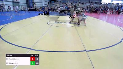 127 lbs Rr Rnd 1 - Christiano Fardella, Bearcat Wrestling Club vs Konnor Meyer, 4M Ride Out