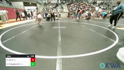 61 lbs Rr Rnd 1 - Hagen Byrd, Salina Wrestling Club vs Heston Klinglesmith, Perry Wrestling Academy