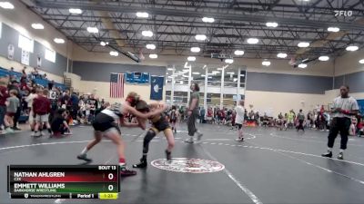 85 lbs Round 1 - Nathan Ahlgren, C2X vs Emmett Williams, Darkhorse Wrestling