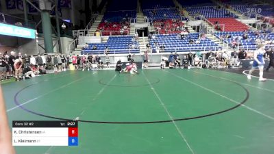 126 lbs Cons 32 #2 - Koufax Christensen, Iowa vs Layne Kleimann, Utah