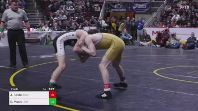 121 lbs Final - Aaron Seidel, Northern Lebanon vs Greyson Music, Bishop McDevitt