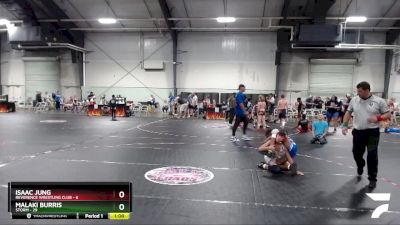 95 lbs Round 4 (6 Team) - Malaki Burris, Storm vs Isaac Jung, Reverence Wrestling Club