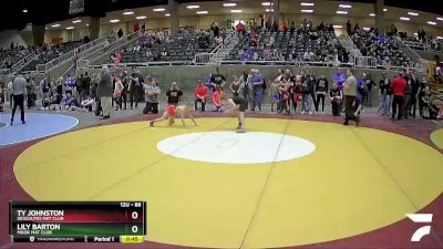 86 lbs Cons. Round 3 - Lily Barton, MOOK MAT CLUB vs Ty Johnston, Deschutes Mat Club