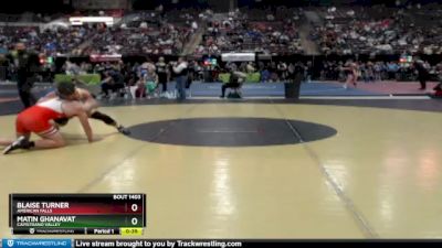 182 lbs Cons. Round 4 - Blaise Turner, American Falls vs Matin Ghanavat, Capistrano Valley