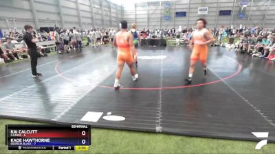 220 lbs Semis & 3rd Wb (16 Team) - Kai Calcutt, Illinois vs Kade Hawthorne, Georgia BLACK