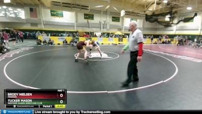 150 lbs Cons. Round 3 - Tucker Mason, Westside Raider Wrestling Club vs Brody Nielsen, Madison