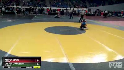 4A-113 lbs Champ. Round 1 - Colton Livingston, La Grande vs Ashton Lewis, Mazama