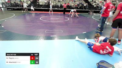 111 lbs Rr Rnd 5 - Nicholas Papiro, Washington Twp vs Mason Wenhold, Shore Thing Surf