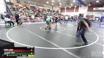 220 lbs 5th Place Match - Tony Leon, Corona Del Mar vs Xander Firm, Sultana