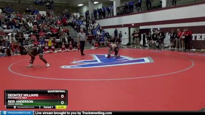 182 lbs Quarterfinal - Deontez Williams, Pocahontas Area vs Reid Anderson, Sioux Central