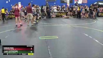 72 lbs Semis & 1st Wrestleback (8 Team) - Case Gustafson, Untouchables Purple vs Hogan Rice, Revival Evil Empire