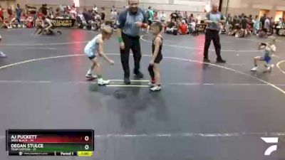 52 lbs Quarterfinals (8 Team) - Degan Stulce, Team Gotcha vs AJ Puckett, Ares Black