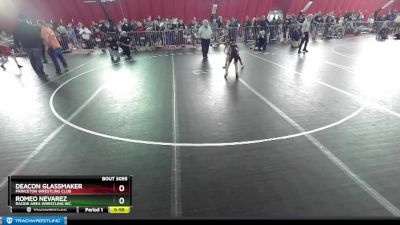 63 lbs Cons. Round 3 - Romeo Nevarez, Racine Area Wrestling Inc. vs Deacon Glassmaker, Princeton Wrestling Club