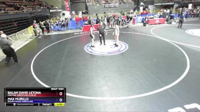 113 lbs Champ. Round 1 - Balam David Letona, Live Oak Wrestling Club SC vs Max Murillo, Rough House Wrestling