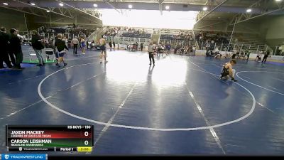 150 lbs Champ. Round 1 - Carson Leishman, Ridgeline Riverhawks vs Jaxon Mackey, Legends Of Gold Las Vegas