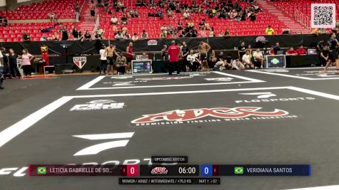 Letícia Gabrielle De Souza Pinhe vs Veridiana Santos 2024 ADCC Sao Paulo Open