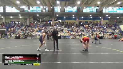 150 lbs Champ. Round 2 - Yiannis Rosenthal, Good Counsel vs Adam Malinowski, Calvert Hall College