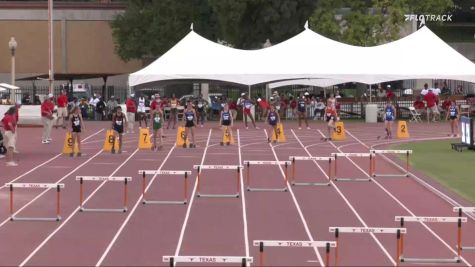 High School Girls' 300m Hurdles Class 1A, Finals 1
