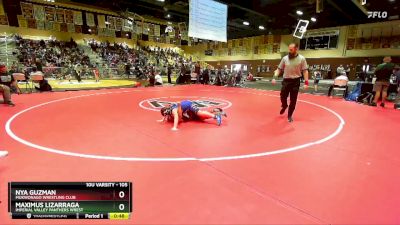 105 lbs Round 2 - Nya Guzman, Mukwonago Wrestling Club vs Maximus Lizarraga, Imperial Valley Panthers Wrest