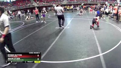 100 lbs Cons. Round 2 - Ryder Sutton, Weeping Water vs Nixon Otjen, Battle Creek Brave Elite