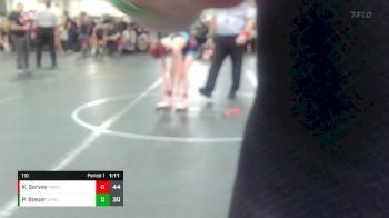 110 lbs Round 7 (8 Team) - Kavi Garvey, PA Alliance White vs Patrick Steuer, Warhawks Elite