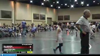 60 lbs Finals (2 Team) - Eli Gentry, Tennessee Red vs Christian Hill, Alabama Elite