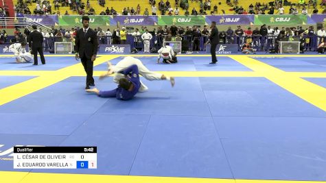 LUIZ CÉSAR DE OLIVEIRA VALENÇA R vs JOÃO EDUARDO VARELLA DOMINGUES S 2024 Brasileiro Jiu-Jitsu IBJJF