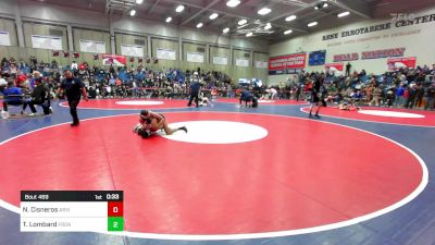 122 lbs Consi Of 16 #2 - Noe Cisneros, Arvin vs Tobias Lombard, Frontier