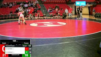 150 lbs Finals (8 Team) - Cooper Arehart, District 3 vs Kaleb Griffith, District 8