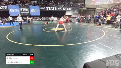 3A 195 lbs Semifinal - Jarom Liljenquist, Mt. Spokane vs Elijah Fleck, Stanwood