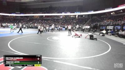 I-102 lbs Cons. Round 3 - Peyton Hubbard, Chenango Forks vs Tristan Levin, Tottenville