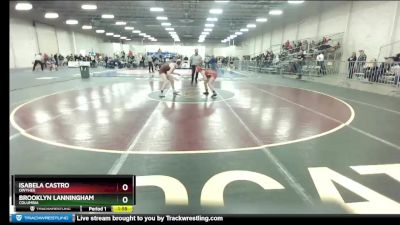 114 lbs Quarterfinal - Isabela Castro, Owyhee vs Brooklyn Lanningham, Columbia