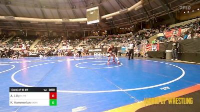 105 lbs Consi Of 16 #2 - Austin Lilly, Tuttle Elite Wrestling vs Kael Hammerlun, Hawk