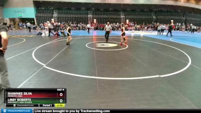 107 lbs Quarterfinal - Shawnee Silva, Modesto High vs Libby Roberts, University High School