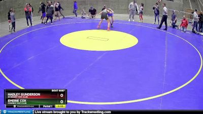 101 lbs Round 3 - Hadley Gunderson, Hi Desert Mat Club vs Emerie Cox, Cowboy Mat Club