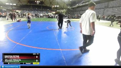 71 lbs 7th Place Match - William Peralta, Camas Wrestling Club vs Denton Petrie, Big Cat Wrestling Club