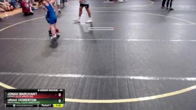 44 lbs Quarterfinal - Jonah Marchant, Legacy Elite Wrestling vs Uriah Howerton, White Knoll Youth Wrestling