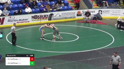 192 lbs Round Of 64 - Ricky Hoffman, Faith Christian Academy vs Brady Koffman, River Valley