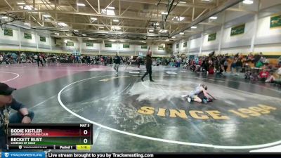 60 lbs Semifinal - Beckett Rust, Legends Of Gold vs Bodie Kistler, Sheridan Wrestling Club