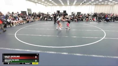 112 lbs Round 2 (3 Team) - Haley Dezelske, Holmen vs Brooklyn Doti, Minooka